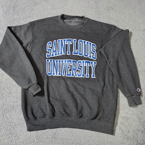 Champion Other - Champion‎ Mens XL Sweatshirt Charcoal Grey Saint Louis University SLU Pullover